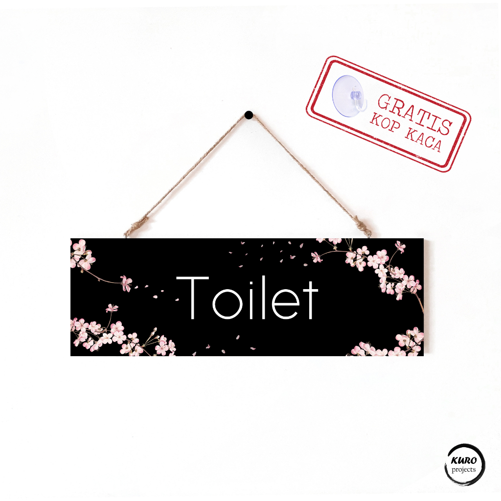 Kuro Projects - Home decor Hiasan Gantungan Dinding Pintu Rumah Sign tulisan Assalamualaikum, Welcom