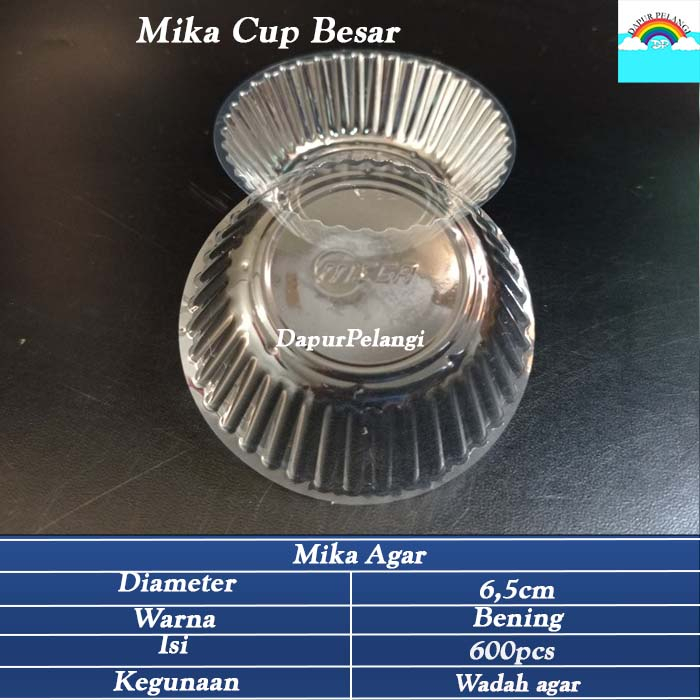Mika Agar/Mika Plastik/Mika Mega Cup Agar Besar