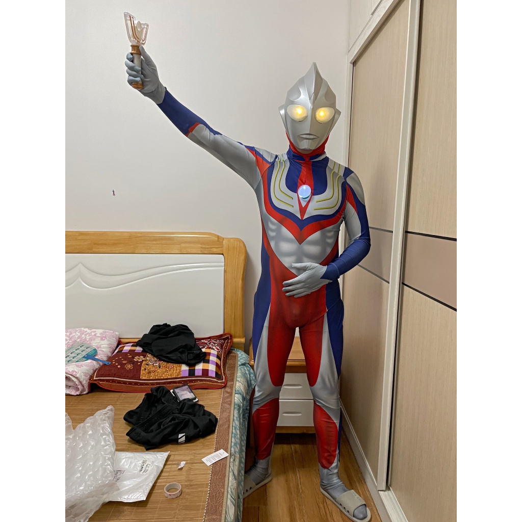 Dewasa Anak -anak Mainan Kostum Ultraman Digacero Pakaian Kostum Anak -anak Kostum Dewasa Halloween Kostum Cosplay