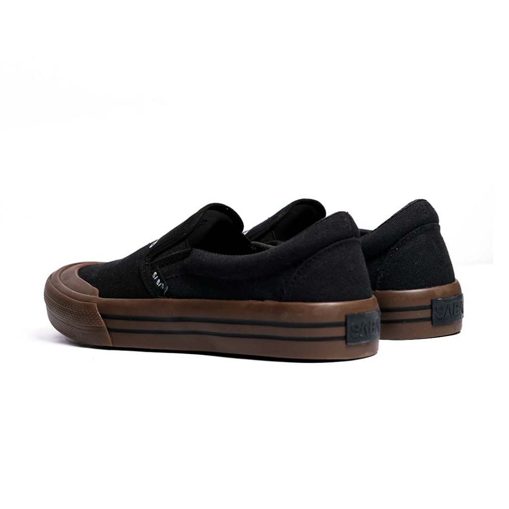 SABA Uplocgs Black Gum- Sepatu Sneakers Casual Pria Wanita