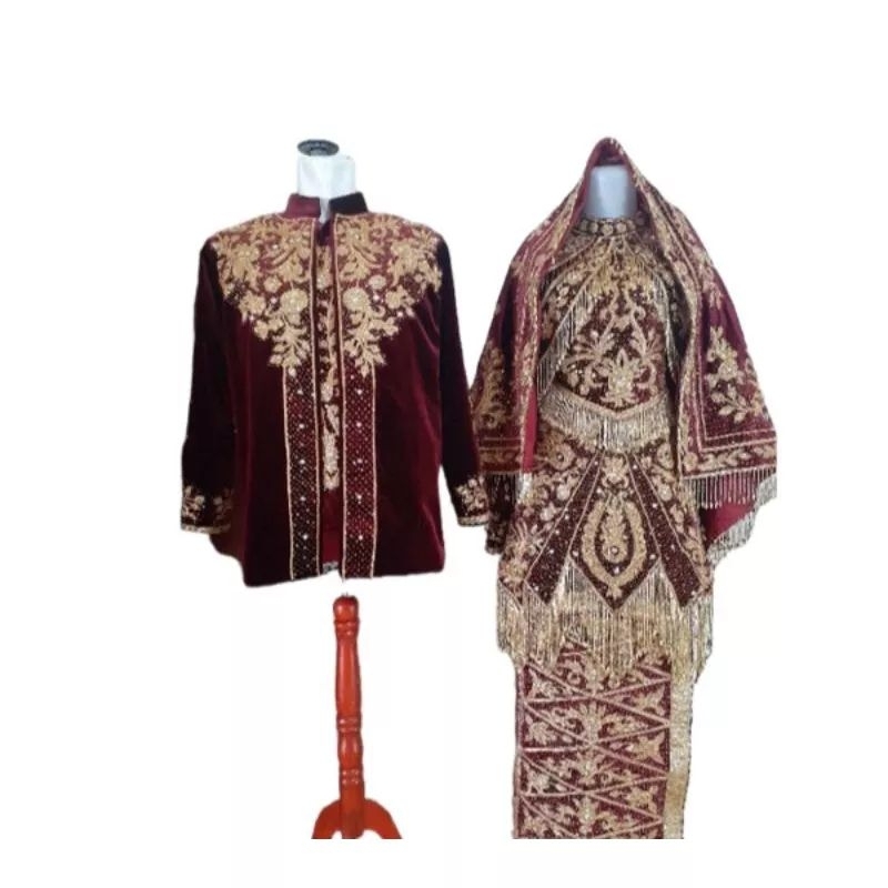 baju pengantin minang/baju pria dan wanita adat Minangkabau