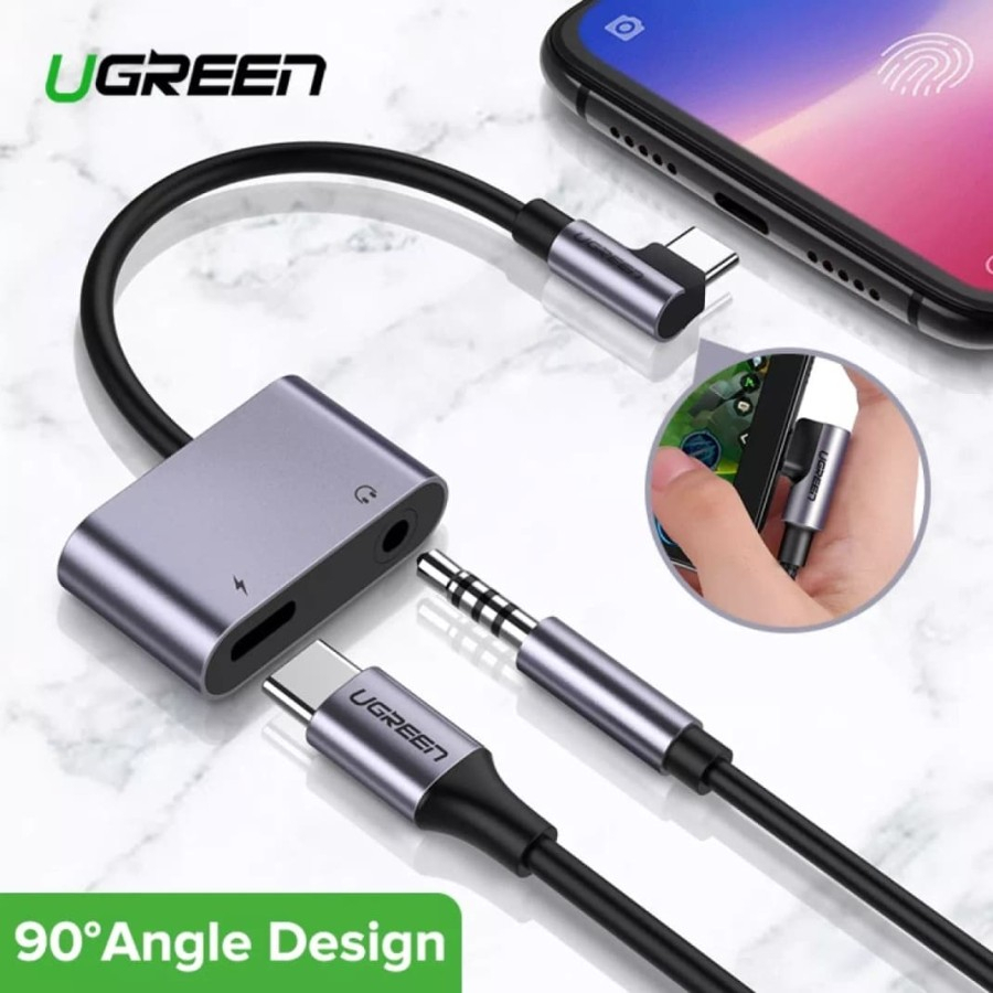 Ugreen Type C to Aux 3.5 mm and Type C Konverter Usb C to Aux 3.5 mm Original