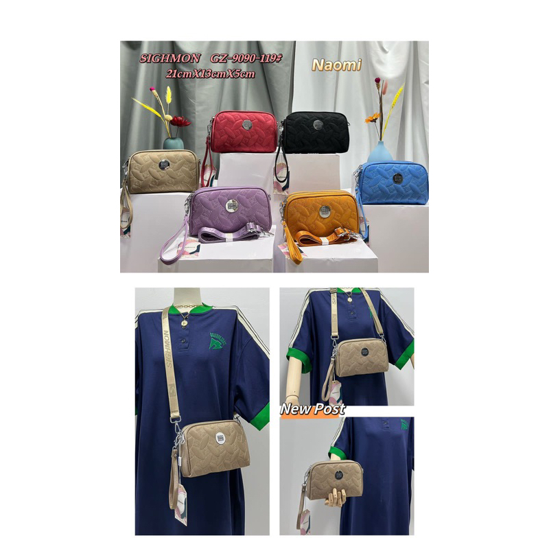 GZ9090-119 TAS WANITA IMPORT SIGHMON 2 RUANG