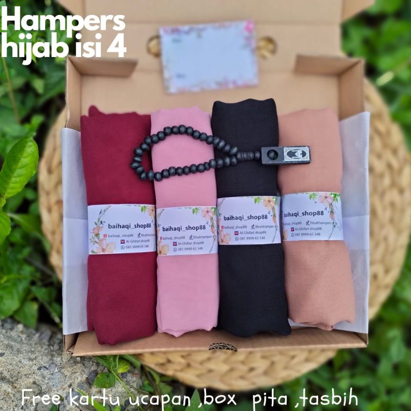 

hampers hijab Bella square isi 4//#hampers graduation// hampers semprotulation // hampers ulang tahun