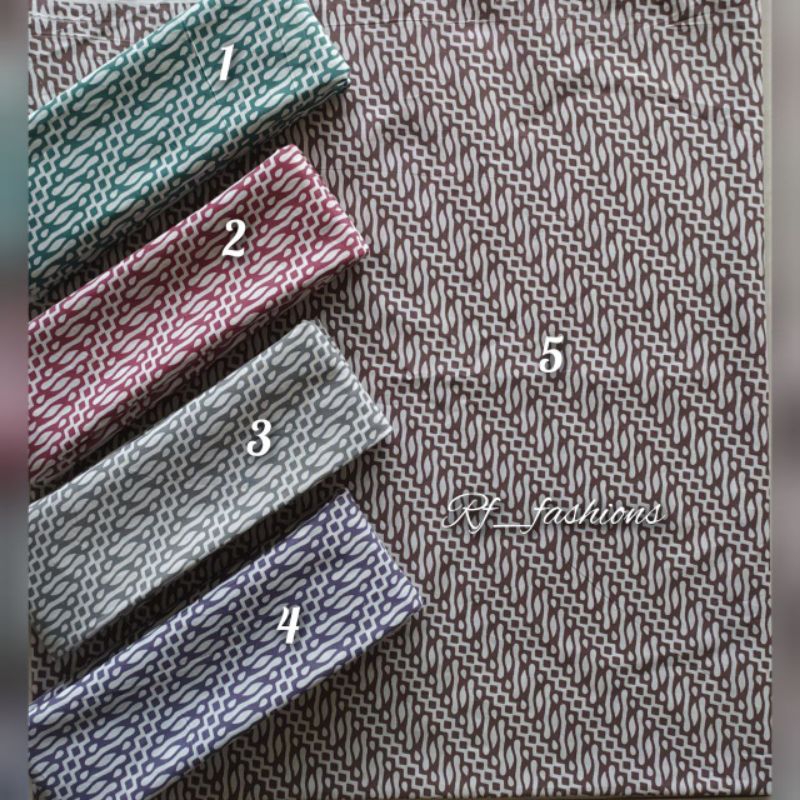 kain batik kembang warna tejo top