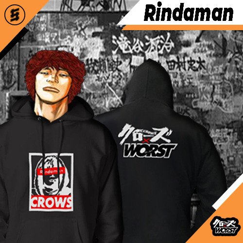 Hoodie Jumper Crows X Worst Series  - Suzuran Monster Rindaman
