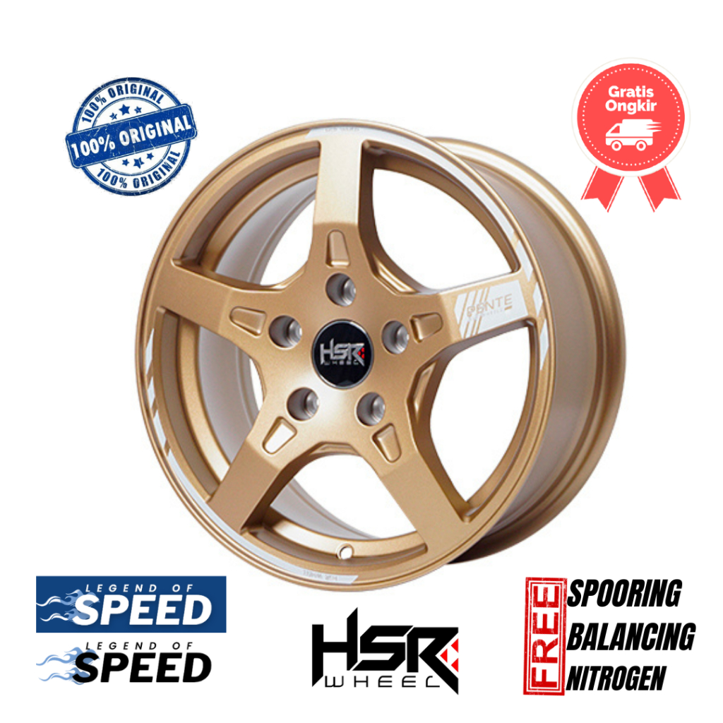 Velg HSR Ring 15 (Ertiga,Rush,Terios,Grandmax Dll)