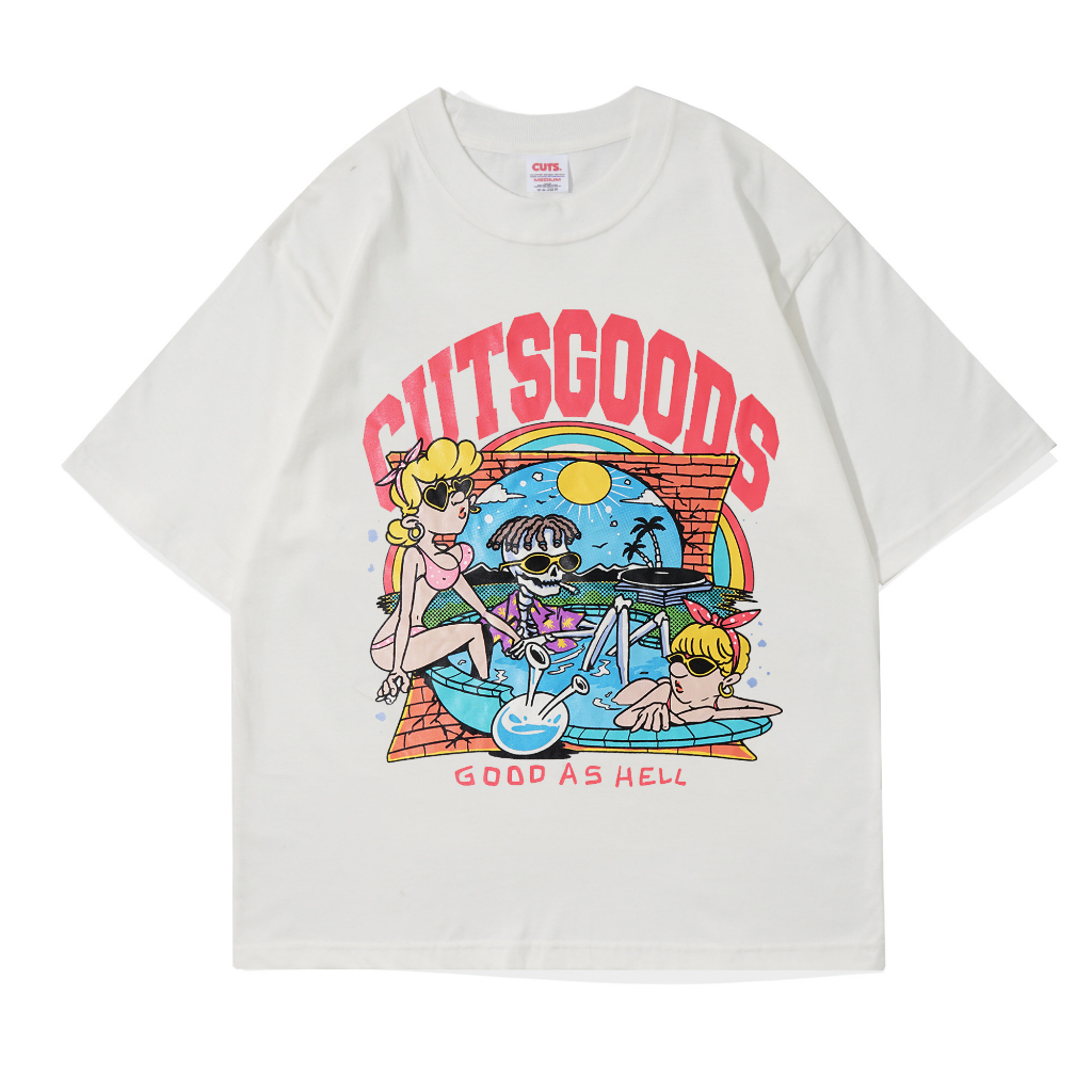 CUTS | T-SHIRT OVERSIZE | POOL