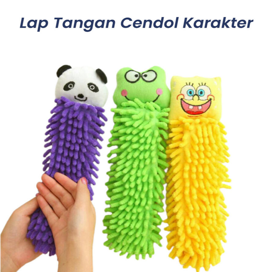 Lap Tangan Cendol Microfiber - Lap Cendol Microfiber karakter