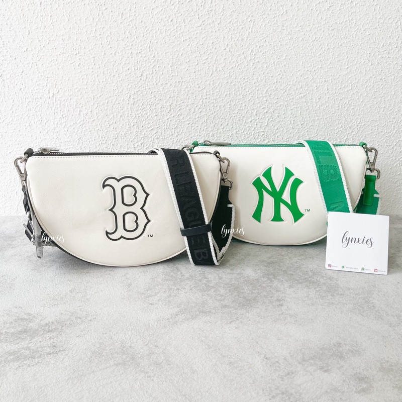[Ready Stock] MLB Basic PU Round Mini Crossbody Bag