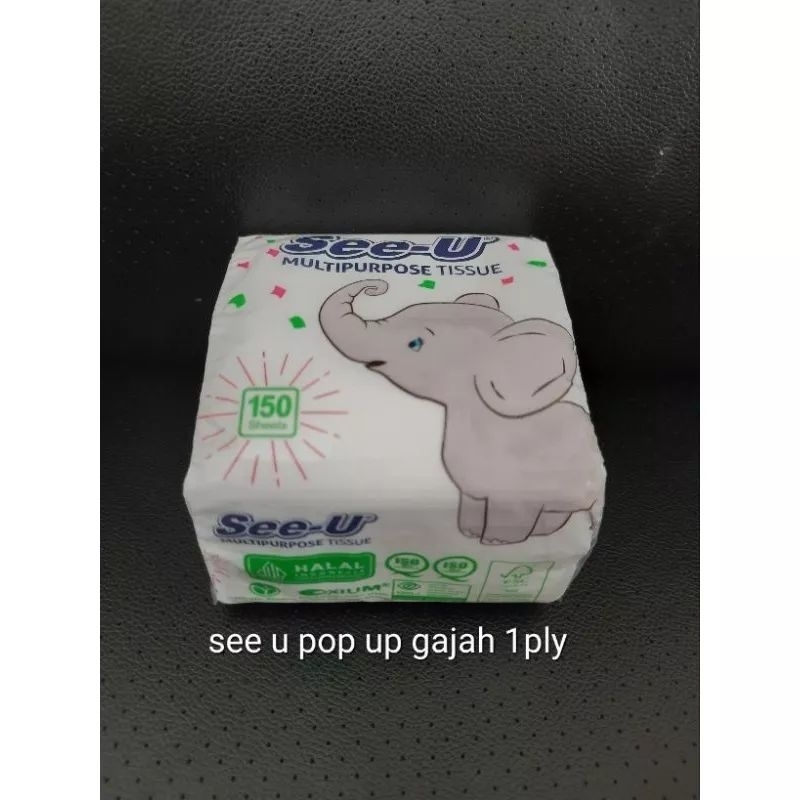 tisu see - u pop up 150 sheets promo