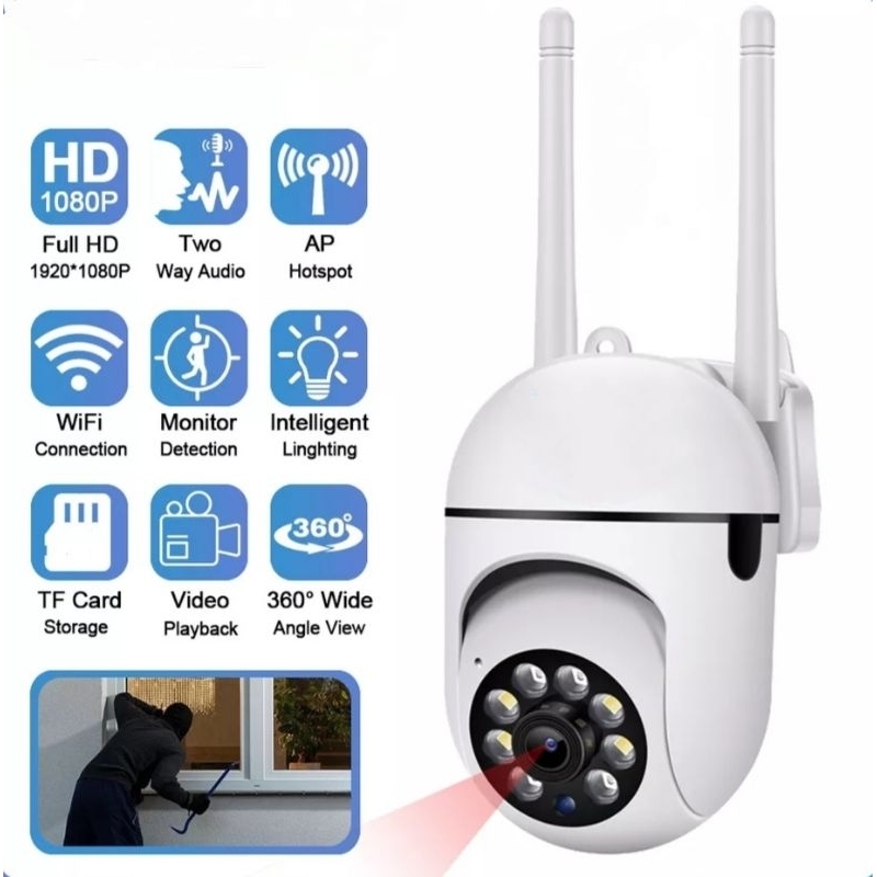 IP CAMERA OUTDOOR WIRELESS 1080P FULL HD CCTV 8MP WIFI PTZ SPEED DOME MINI V380 NEW