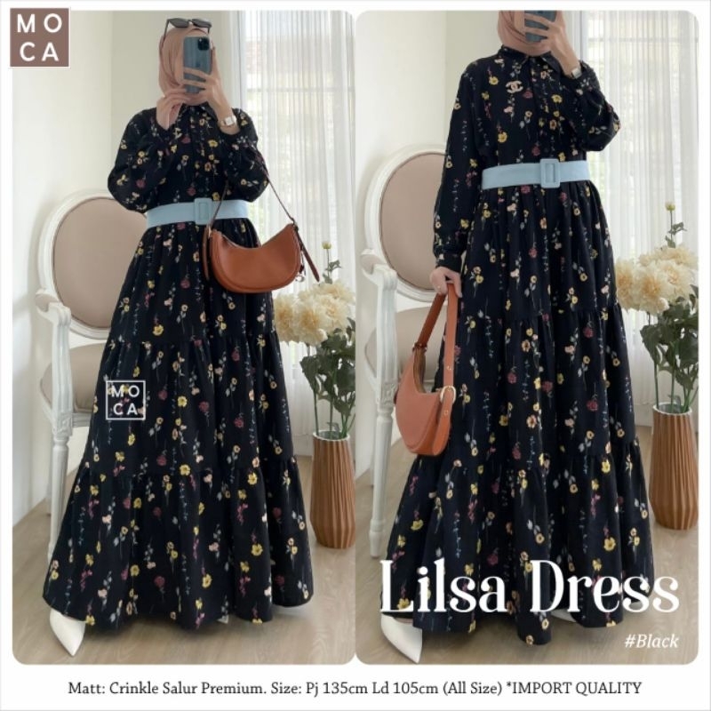 GAMIS CRINKLE ORIGINAL BY MOCA || GAMIS CRINKLE TERBARU || DRESS CRINKLE