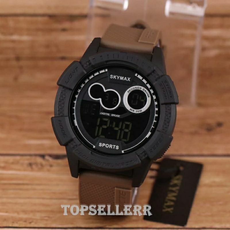 New Sale! Jam Tangan Skymax 1810 Digital Terbaru Bahan Halus Kasual Rubber