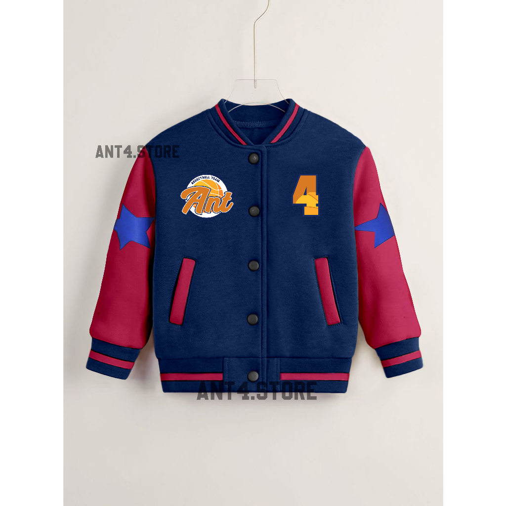 JAKET ANAK VARSITY BASEBALL JAKCET ANAK LAKI LAKI PEREMPUAN UMUR 2 - 12 TAHUN