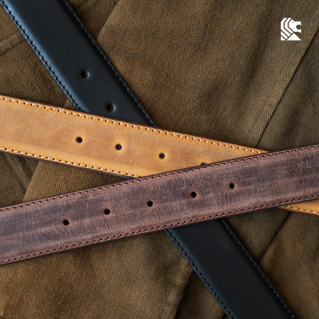 Ikat Pinggang Pria Terbaru Bahan Kulit Sapi Asli 100% Original 3 Warna Hitam Tan Brown - SAYEKTI BELT