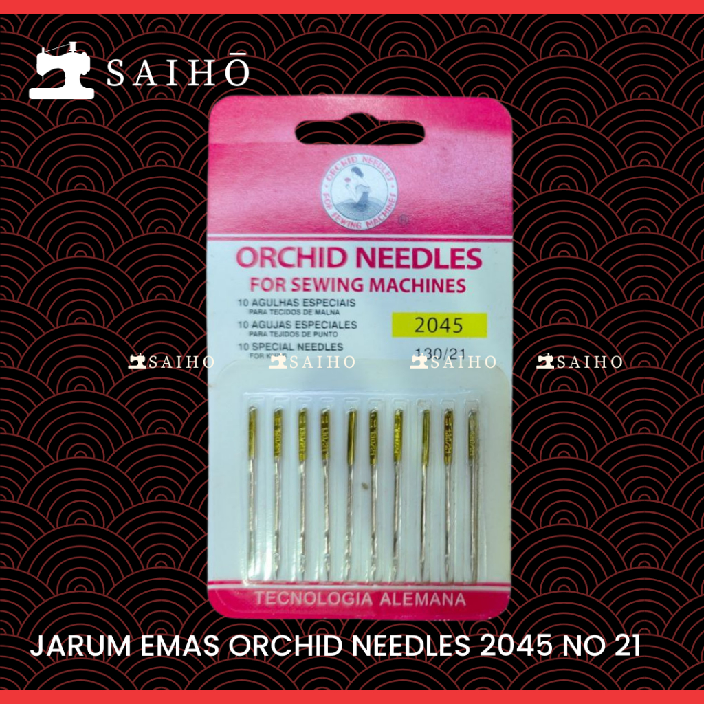 Jarum Emas Orchid Golden Tip Needle Hax1 2045 Anti Loncat