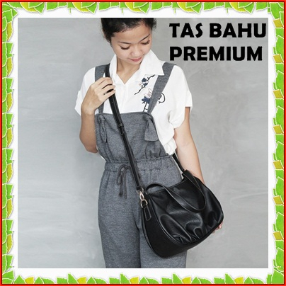 TAS SELEMPANG BAHU WANITA PREMIUM BAHAN BERKUALITAS KULIT SINTETIS DALAMAN KAIN SATIN TALI BISA DIAT