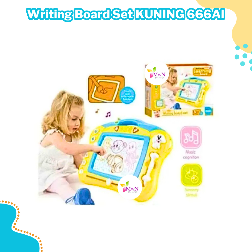 mwn.toys Painting and Learning Writing Board Set