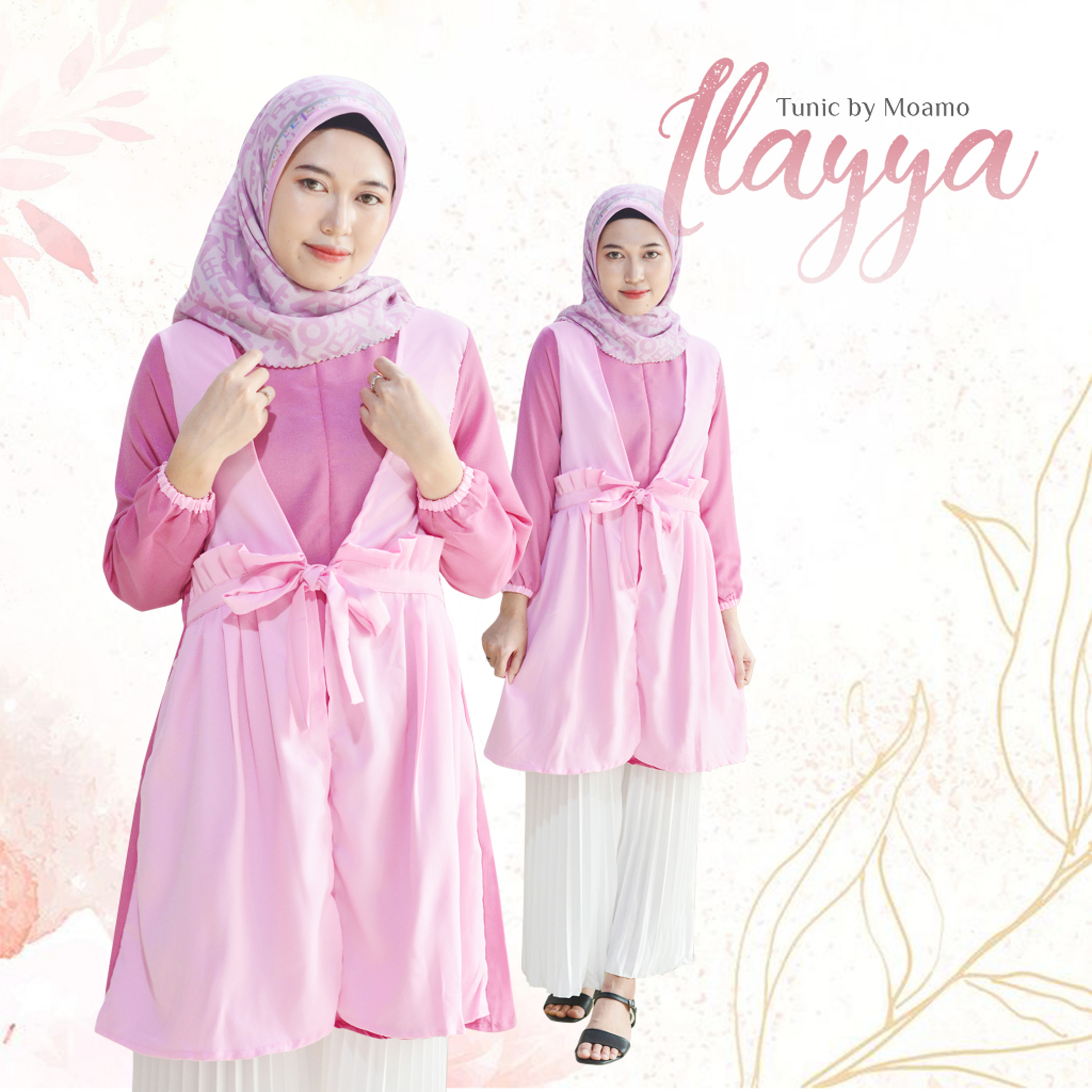 Baju Muslim Tunic Ilayya Series Blouse