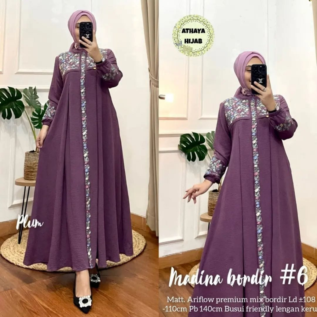 MADINA BORDIR DRESS VOL.6 TERKINI