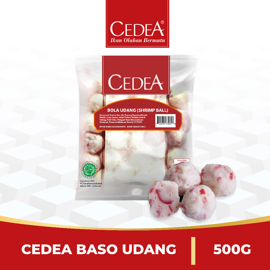 

CEDEA Shrimp Ball/Bola Udang [500g]/Bakso Udang