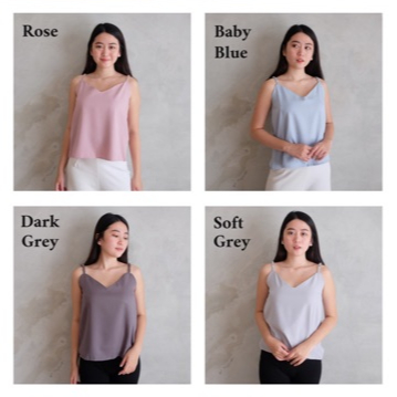 Hebe Tank Top Atasan Polos Wanita