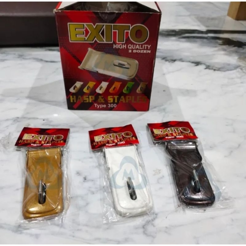 

Overpall Exito - Tempat Gembok - Hasp and Staples type 300 tebal dan bagus