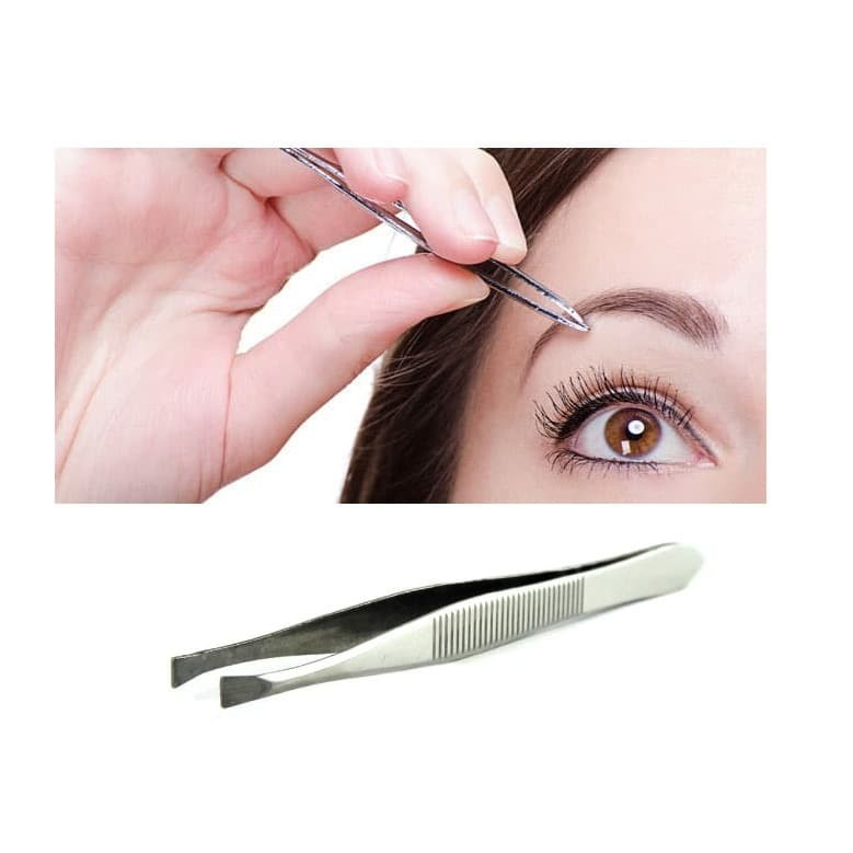 Pinset Kecantikan Aneka Bentuk Rhinestone Picker Pencabut Rambut Alis Ketiak Eyebrow Eyelash Make Up Beauty Tools Pinset Bengkok Lurus