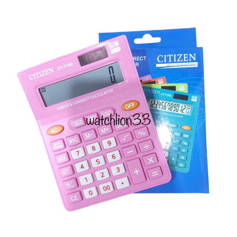 

BAYAR ( COD )Citizen 719ii Kalkulator meja 12 Digit