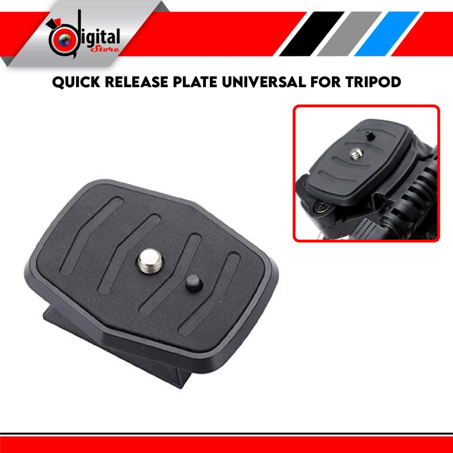 QUICK RELEASE PLATE UNIVERSAL FOR TRIPOD