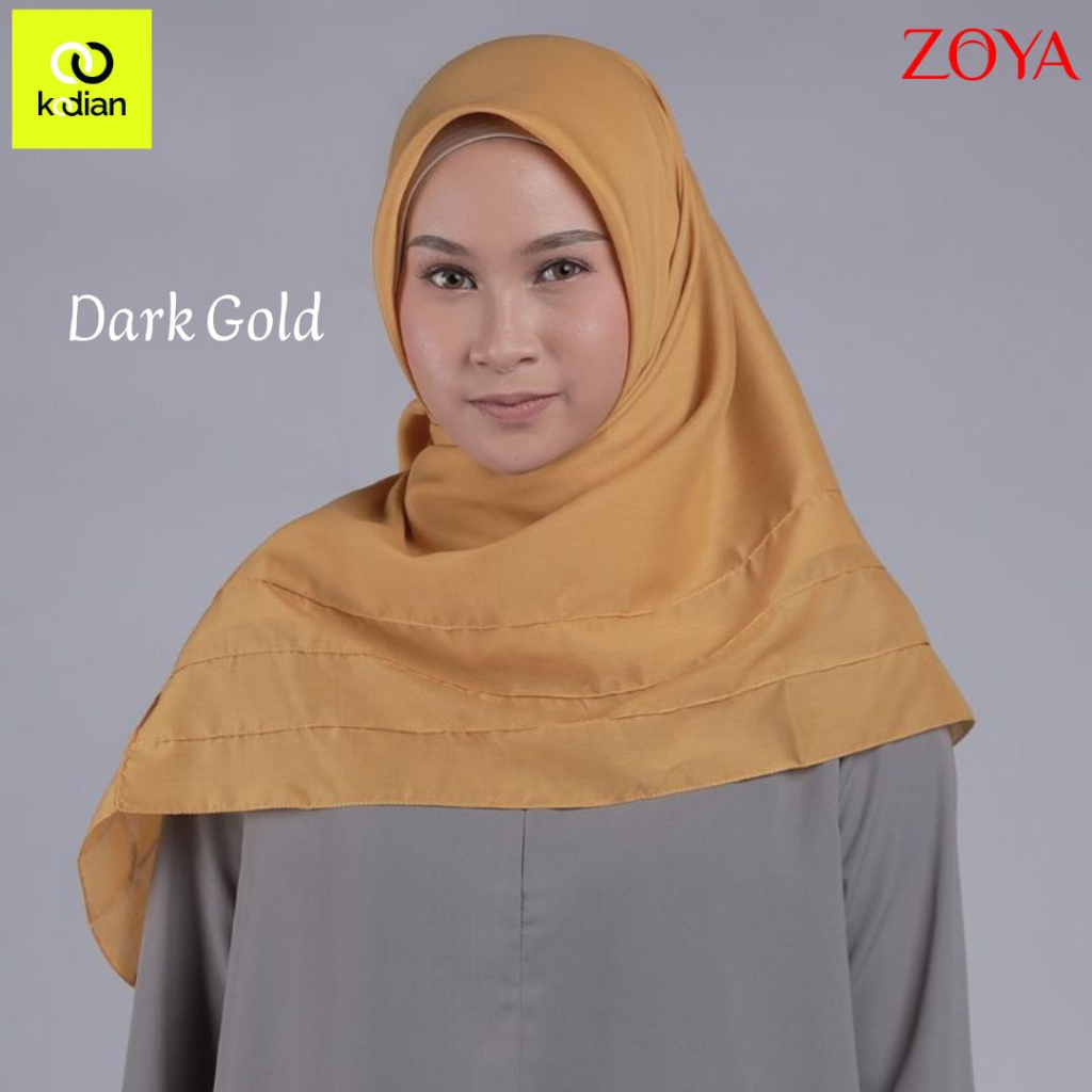 KERUDUNG SEGIEMPAT POLOS SCARF HIJAB ZOYA PANDORA FANCY PLAIN