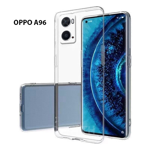 Case OPPO A96 Casing Clear HD KETEBALAN 2MM BENING TRANSPARAN TPU Premium Softcase