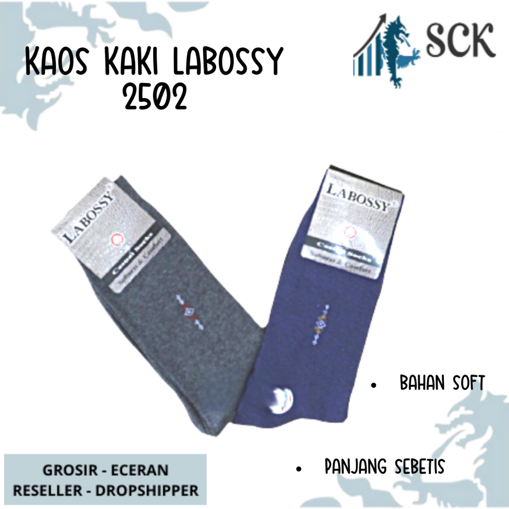 Kaos kaki Pria LABOSSY 2502 2503 2504 2505 2506 /Kaos kaki kerja Pria - sckmenwear GROSIR