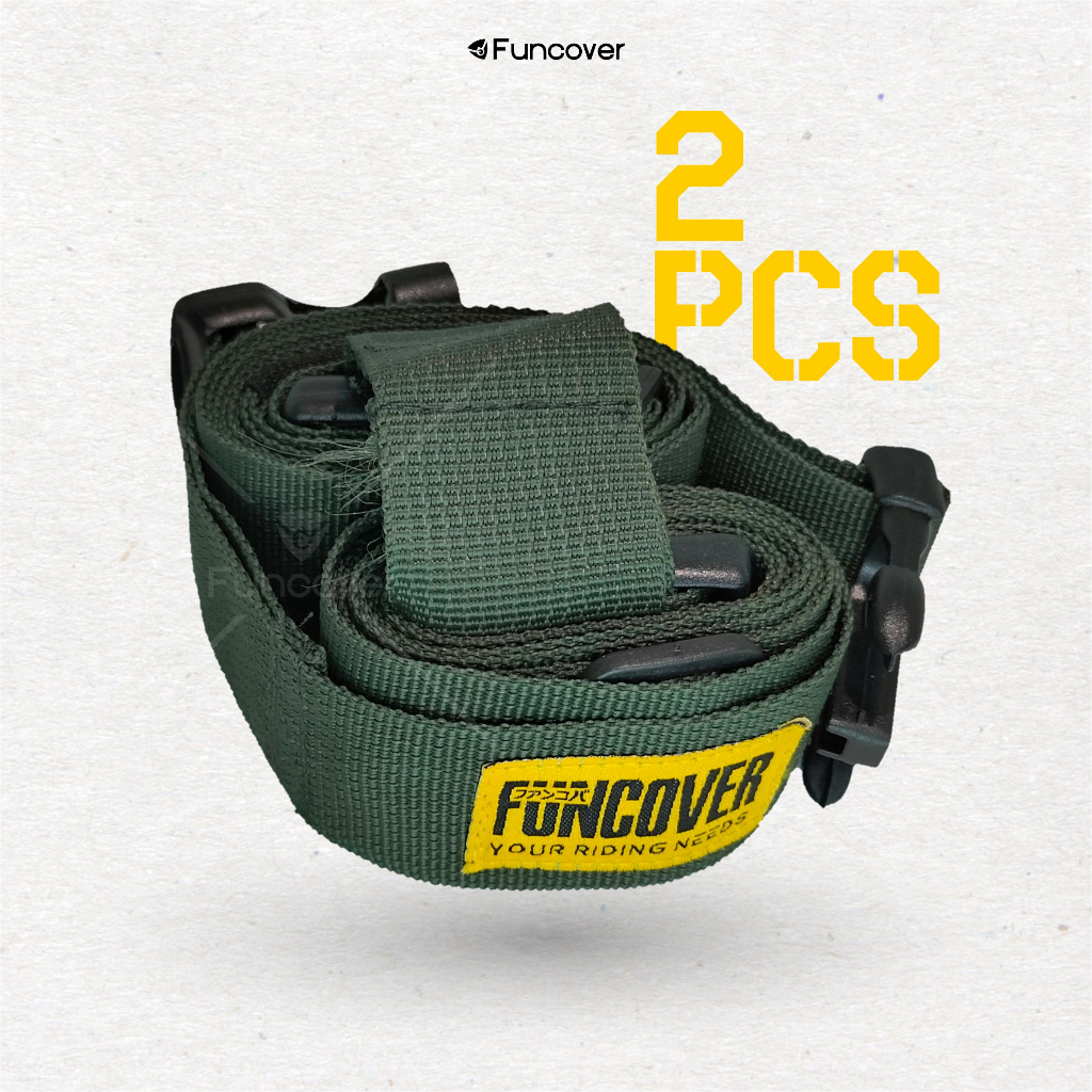 Tali Belt Strap Pengikat Barang 2m Sabuk Kargo Luggage Bagasi Koper by funcover