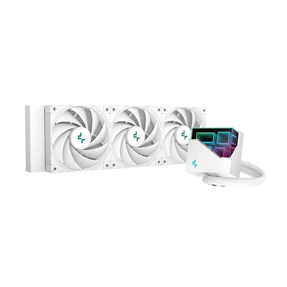 Liquid Cooler DEEPCOOL LT720 ARGB 360mm WHITE 360mm AIO Water Cooling