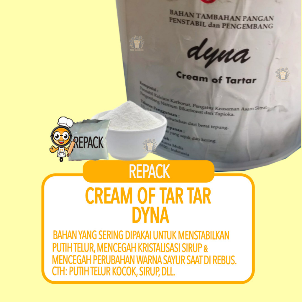 

CREAM OF TARTAR DYNA REPACK 100GR