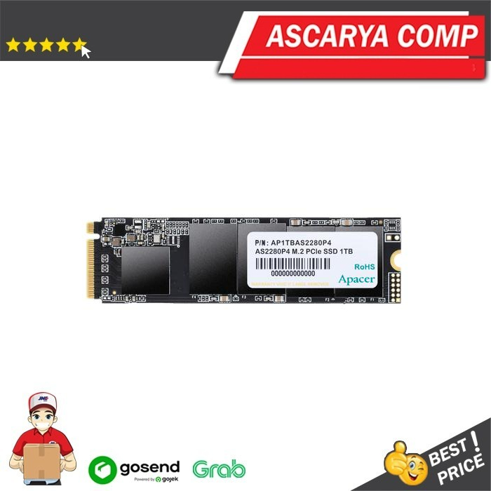 Apacer AS2280P4 M.2 NVMe 512GB / SSD APACER 512GB NVME / SSD 512GB