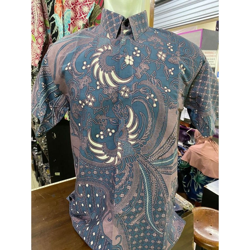 Asoka Taro Kemeja Batik Pria Lengan Pendek Lapis Furing Bahan Katun Halus Premium