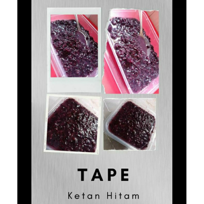 

tape ketan hitam /obat batuk /wedang tape