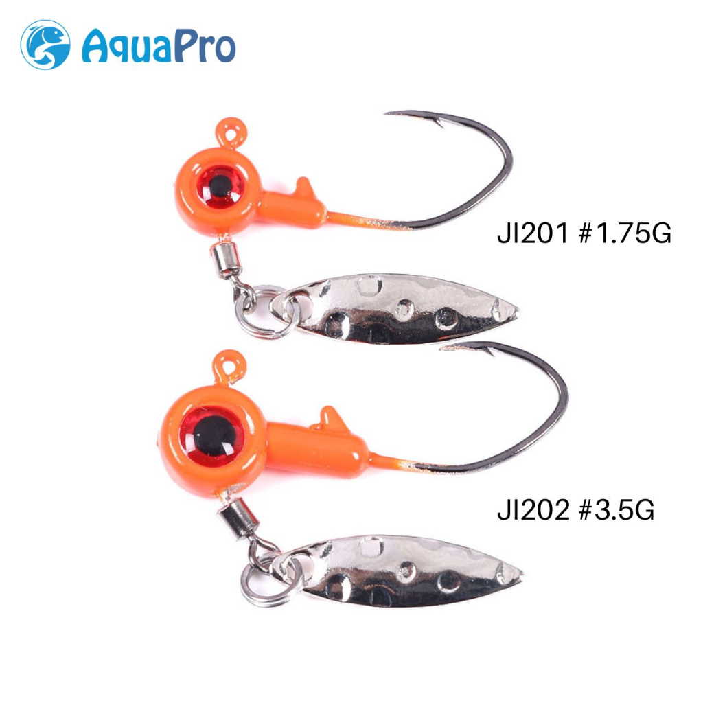 Umpan Jigging 5 Buah Kepala Jig Lambat Kait Pancing 1.75G 3.5G Terkena Timbal Jig Kepala Kait Berduri Umpan Jigging Kait Memancing