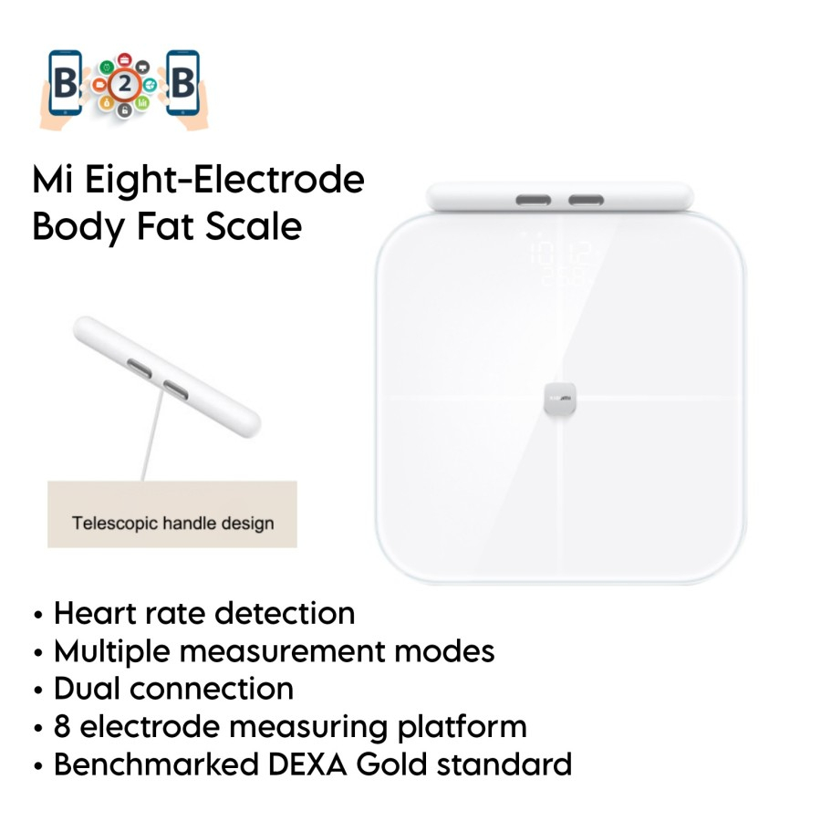 Mi Smart 8 Electrode Body Fat Composition Scale Timbangan Badan