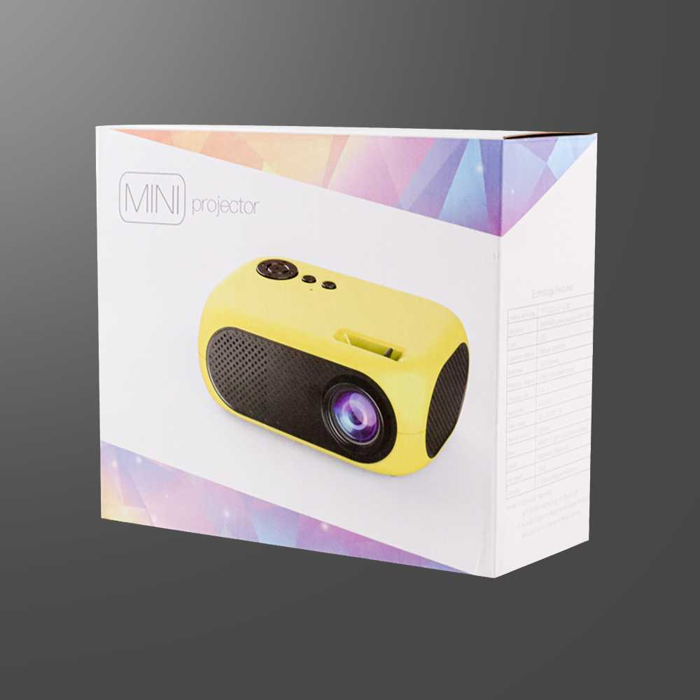 Salange Proyektor Mini LCD Full HD 1080P 1200 Lumens Home Theater - M24