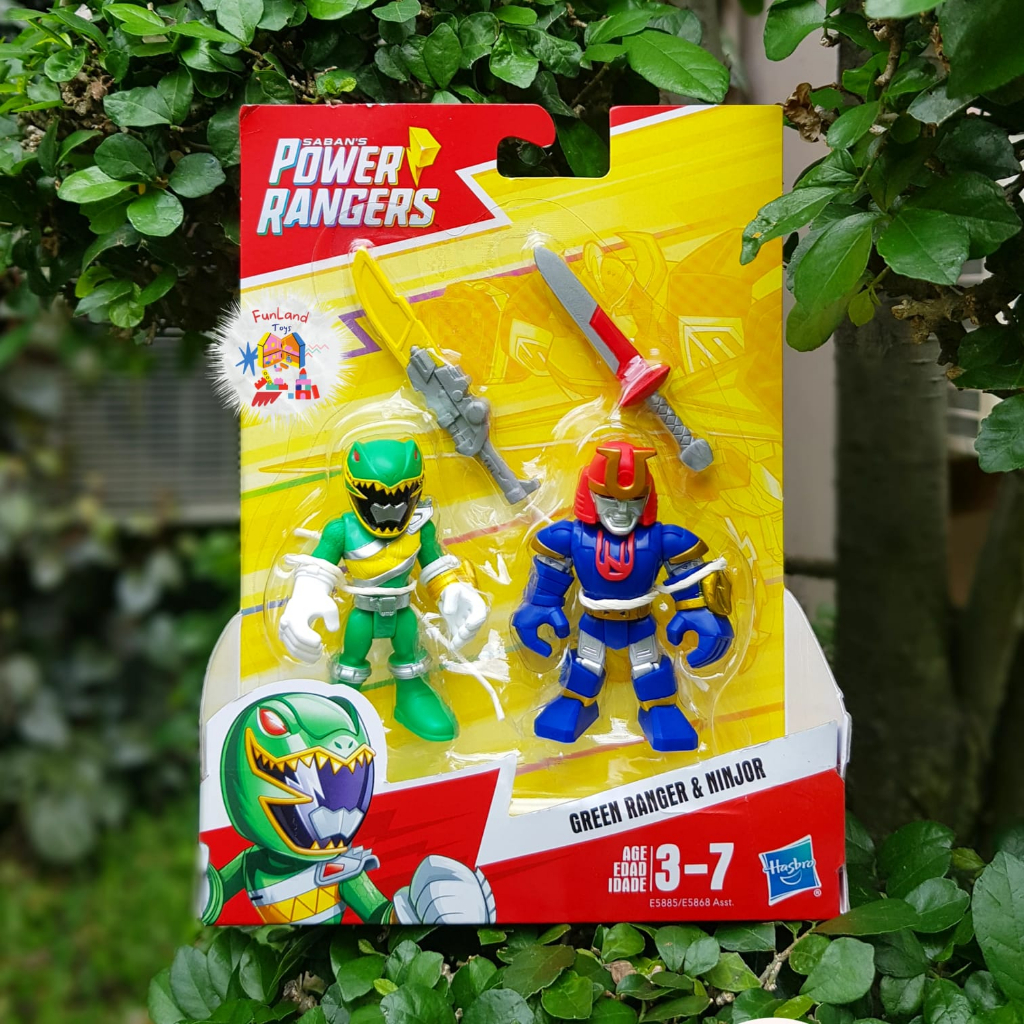 Power Rangers Green Ranger and Ninjor Playset