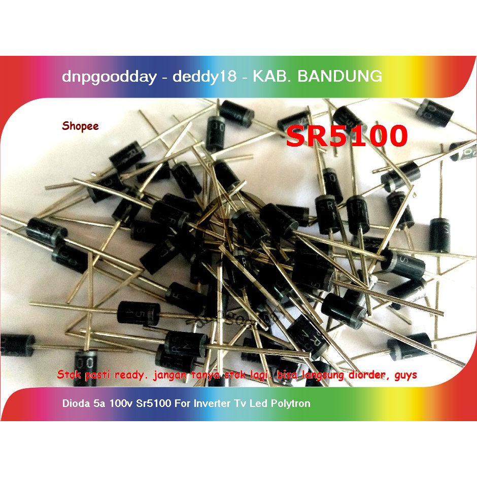 Dioda   5a 100v Sr5100 For Inverter Tv Led Polytron