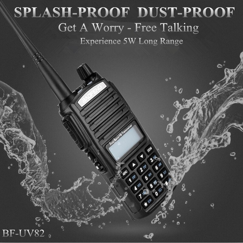 HT Baofeng UV-82 dual band (8Watt) VHF/UHF handy talky Garansi 1 Tahun - Hate Bofeng UV82 /UV-82 /UV