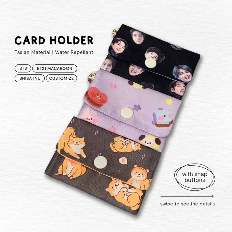 NOTTE - Card Holder BTS | Tempat Kartu BTS