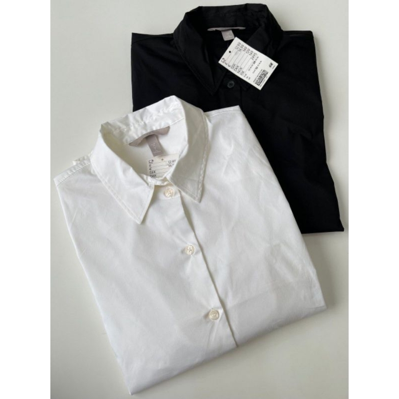 hm basic cotton longsleeved shirt