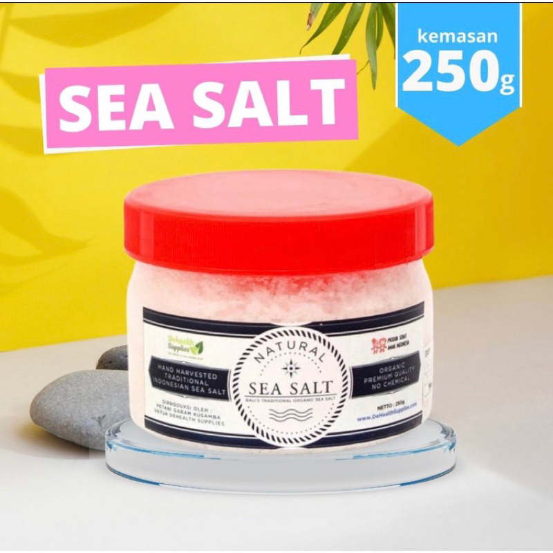 

NATURAL SEA SALT (garam) dehealth supplies