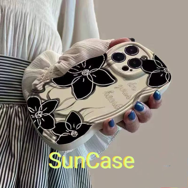 SoftCase TPU import motif bunga for oppo A16/A7/A17/A5s/A57/A54(4g)/A77/A76/A96/A16s